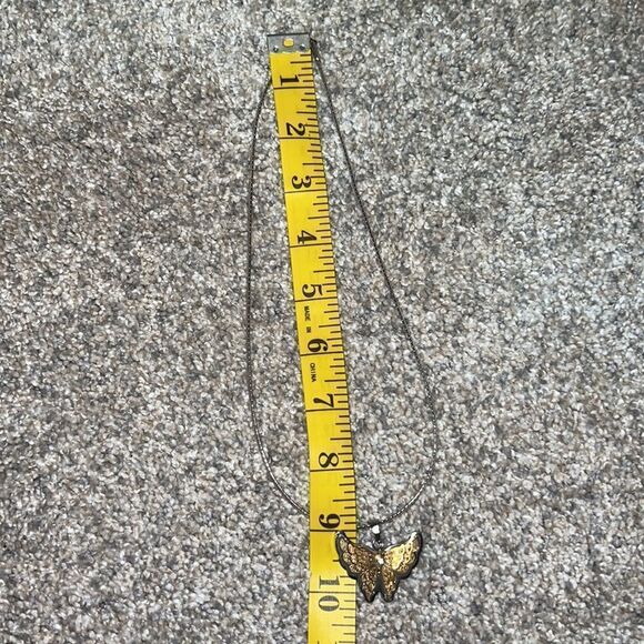 Karis Stainless Steel Butterfly Necklace - Picture 10 of 11